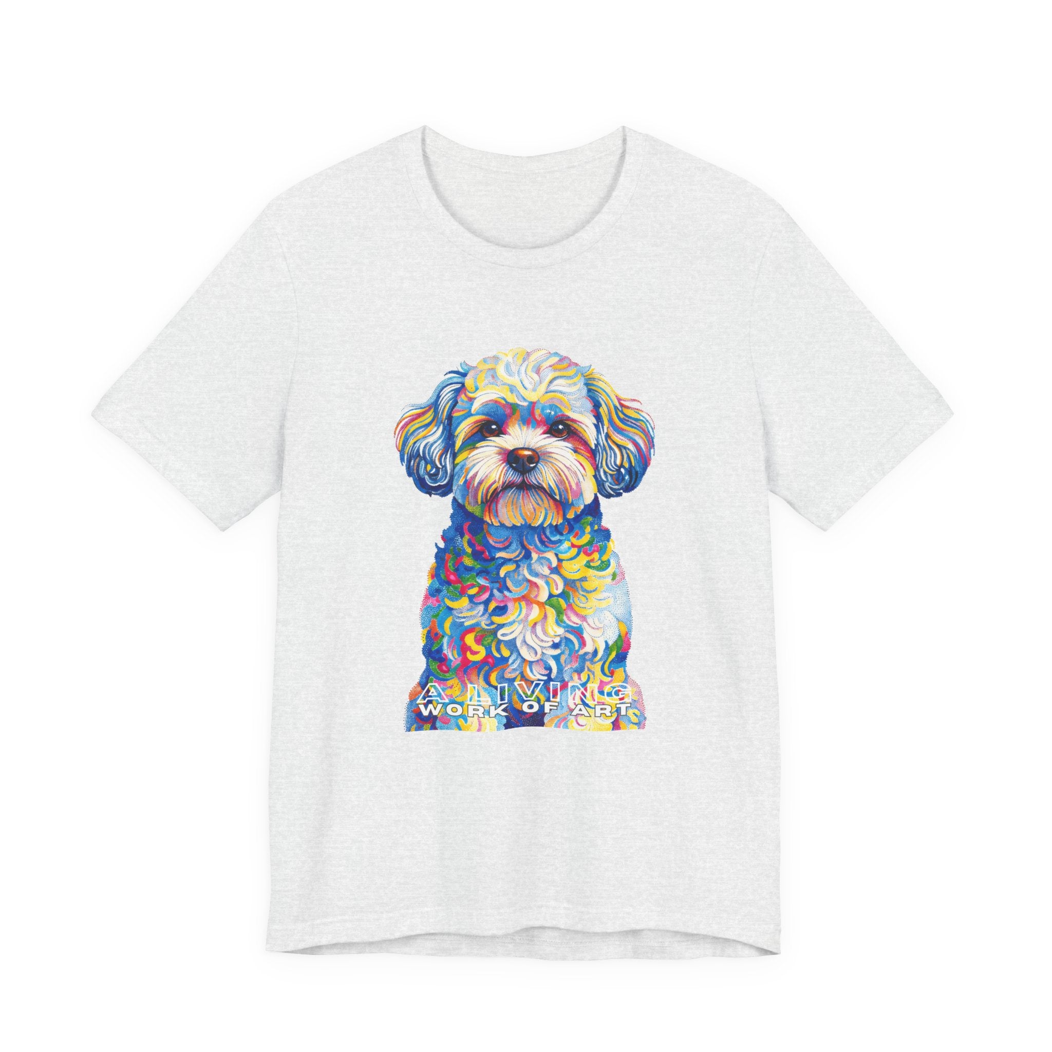 Shih-Poo T Shirt | Living Work of Art Collection | Pointillism Style
