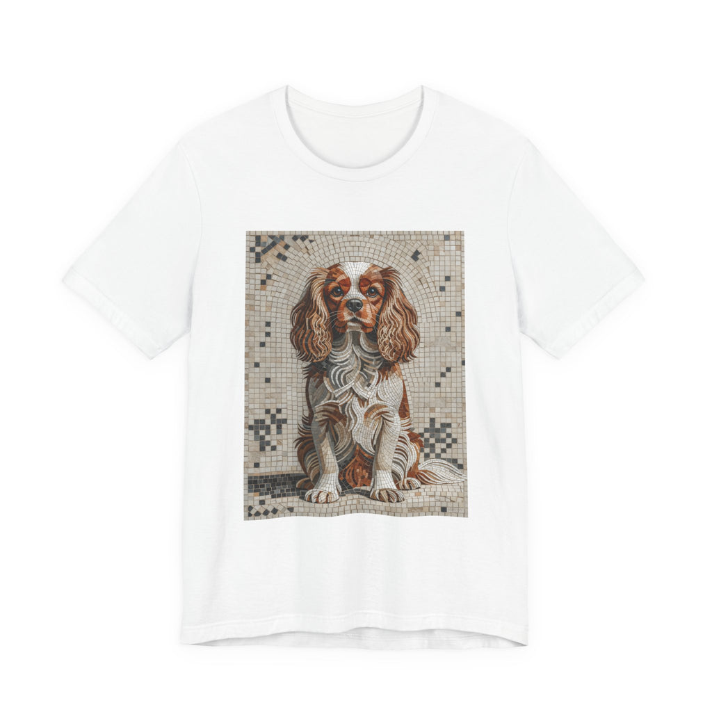 Cavalier King Charles Spaniel T Shirt | Living Work of Art Collection | Mosaic Style