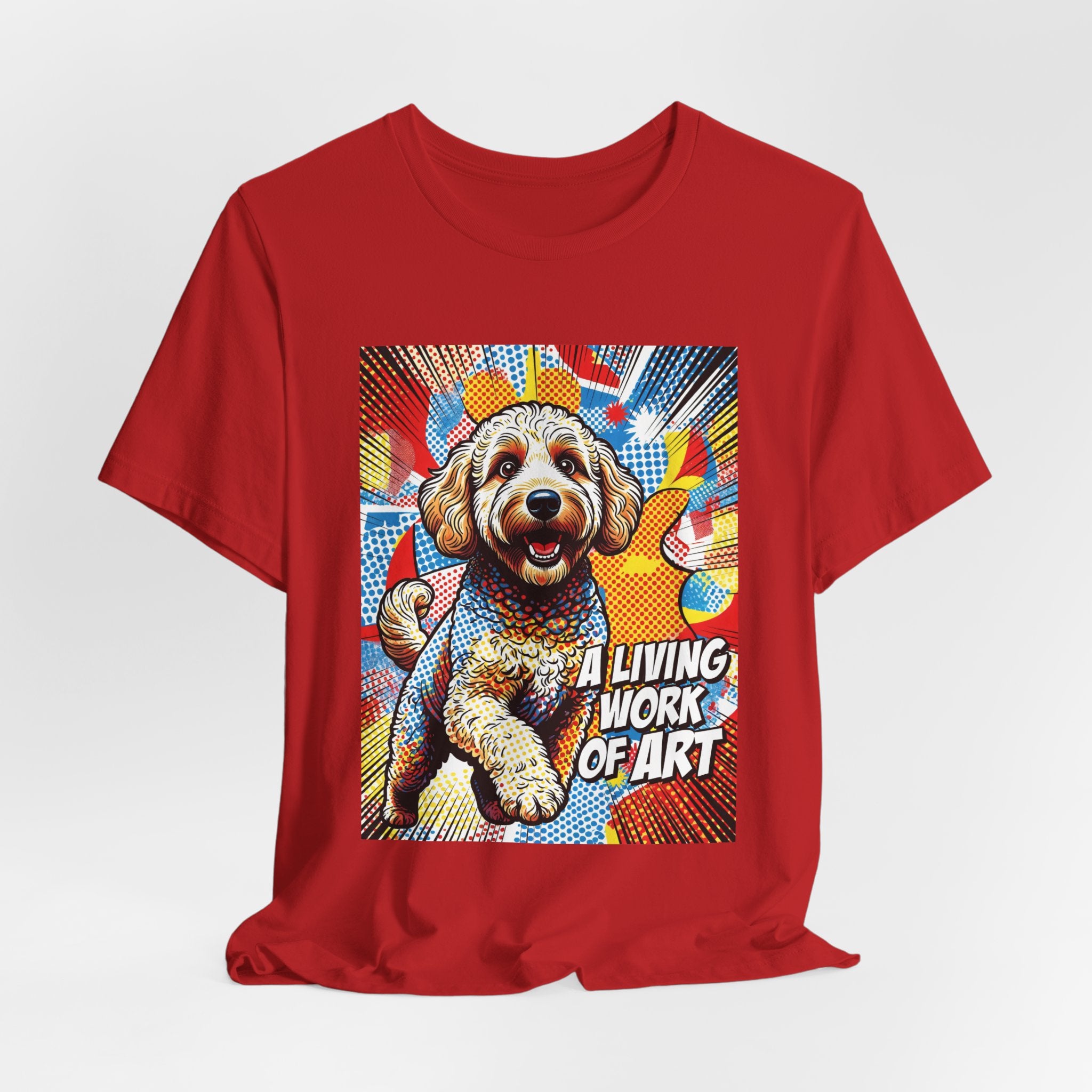 Goldendoodle T Shirt | Living Work of Art Collection | Pop Art