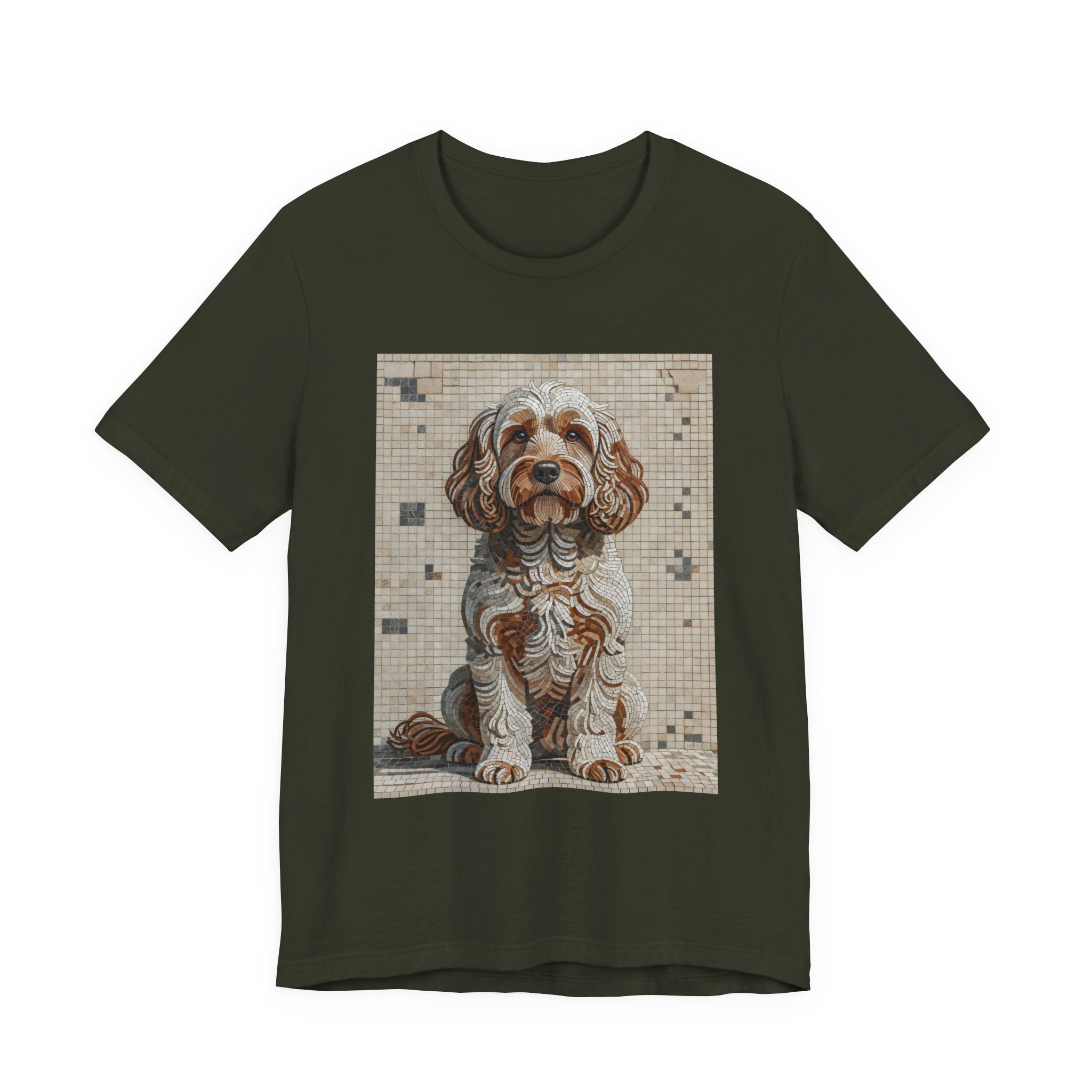 Cockapoo T Shirt | Living Work of Art Collection | Mosaic Style