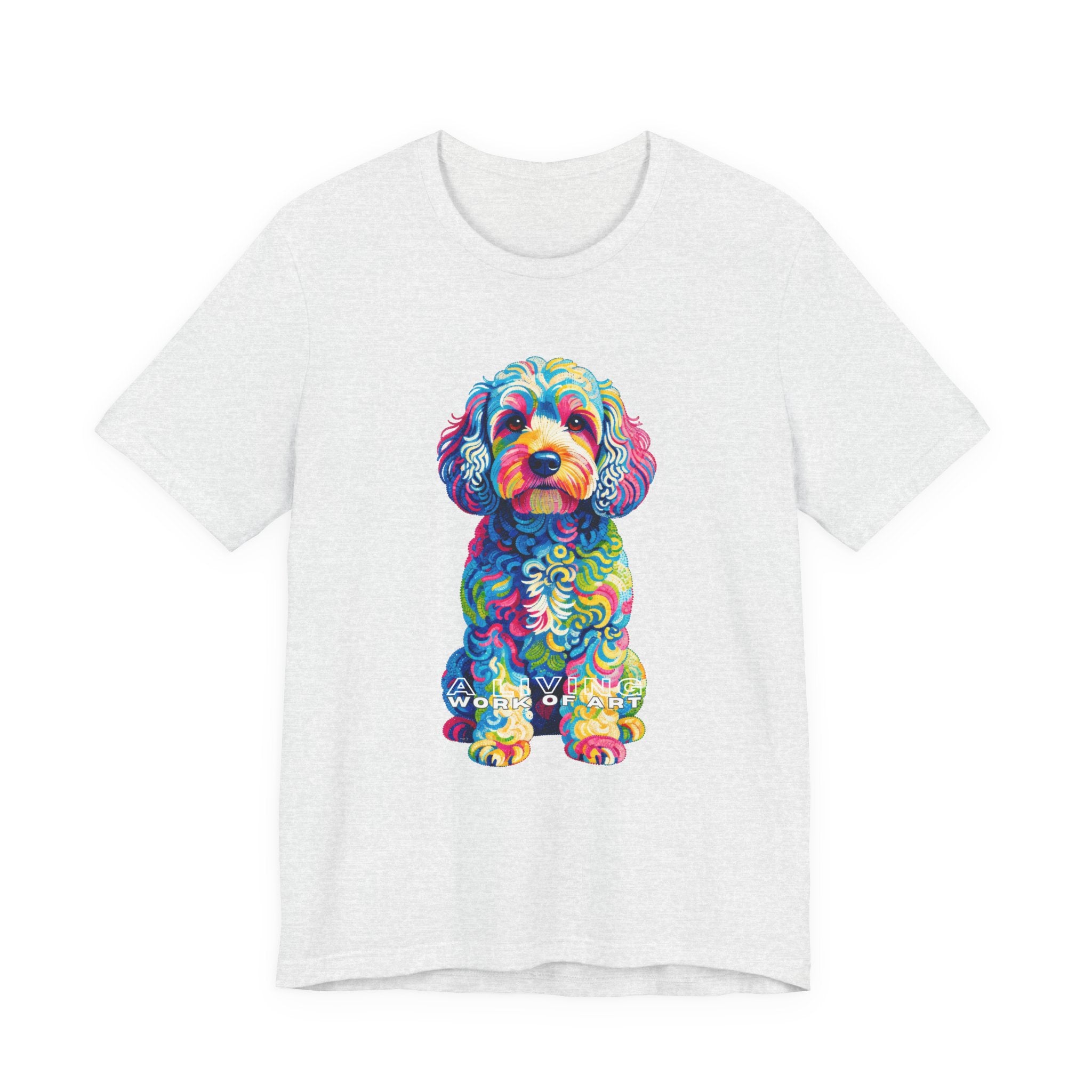 Cockapoo T Shirt | Living Work of Art Collection | Pointillism Style