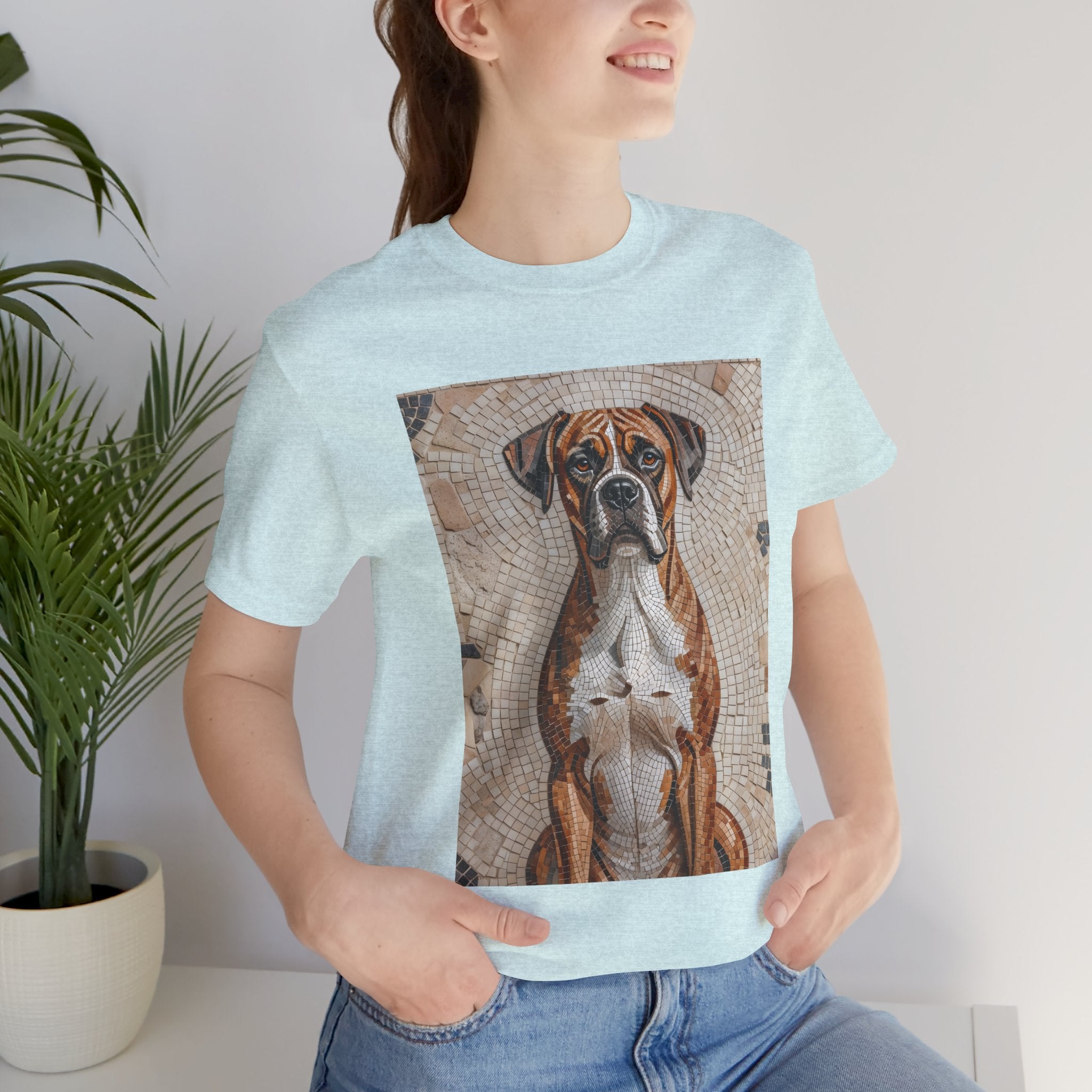 Boxer T Shirt | Living Work of Art Collection | Mosaic Style