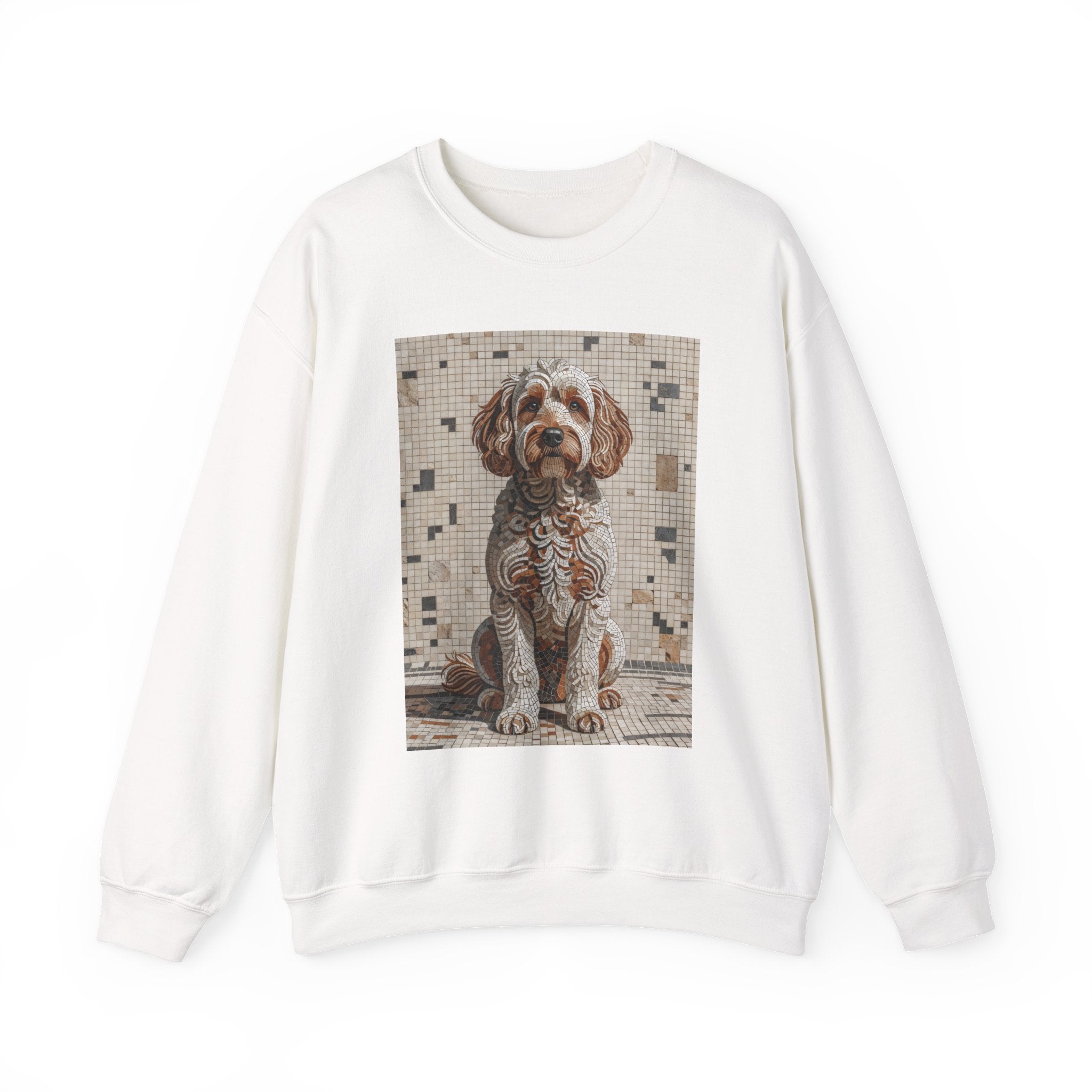 Schnoodle Sweatshirt | Living Work of Art Collection | Mosaic Style