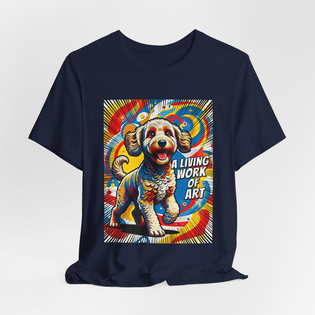 Labradoodle T Shirt | A Living Work of Art Collection | Pop Art