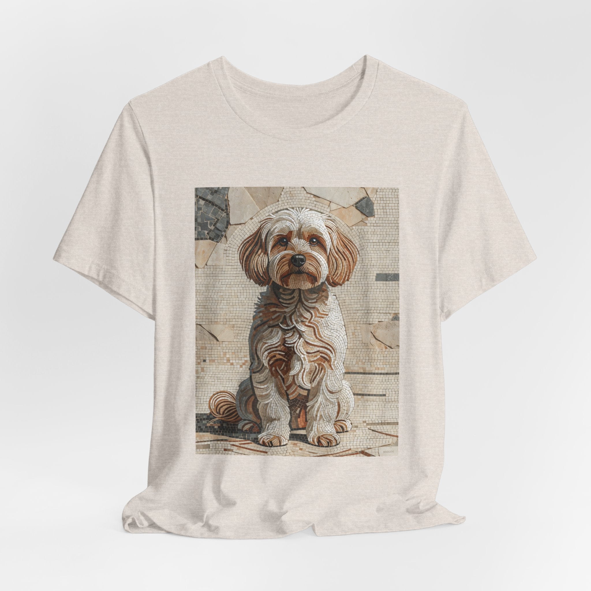 Maltipoo T Shirt | Living Work of Art Collection | Mosaic Style