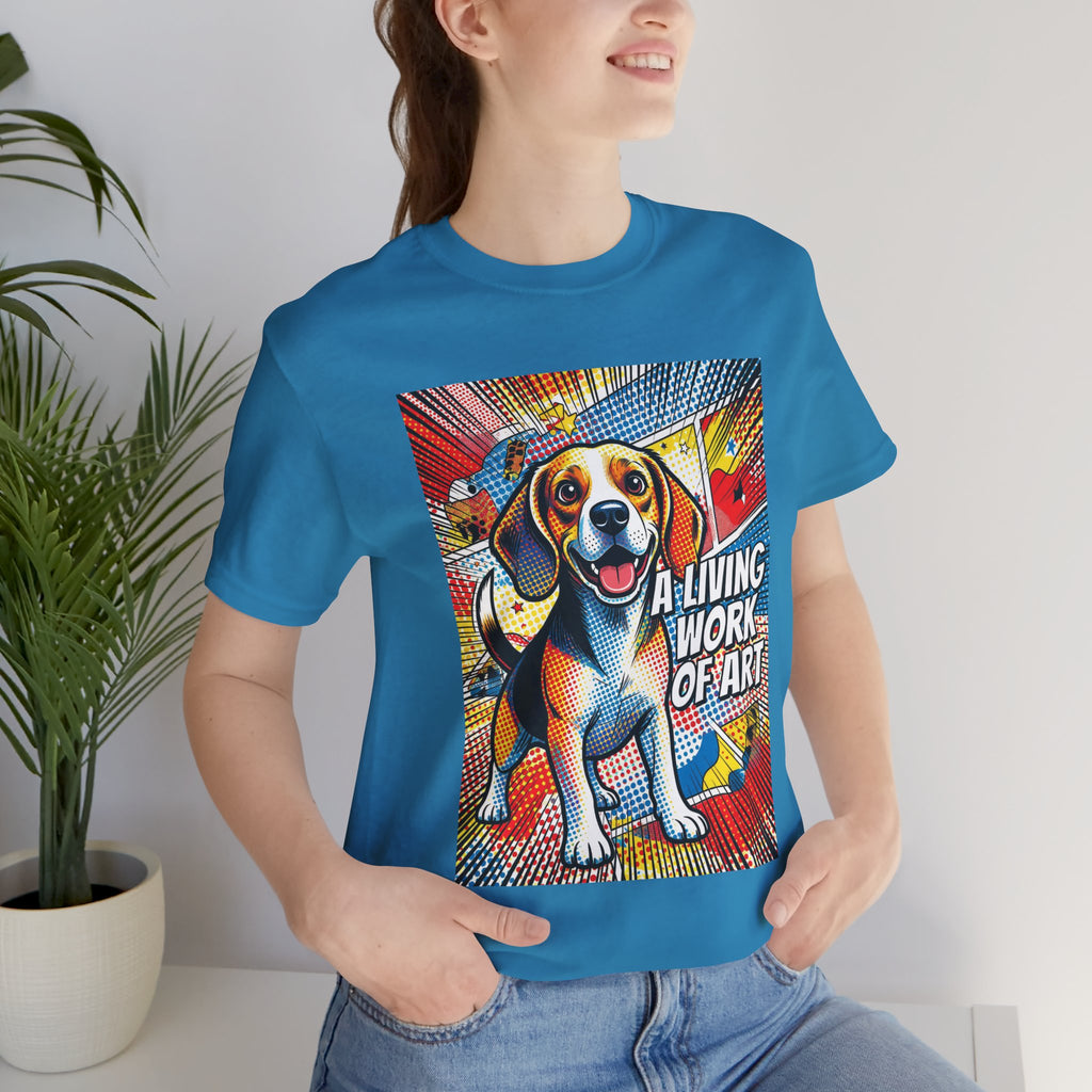 Beagle T Shirt | Living Work of Art Collection | Pop Art