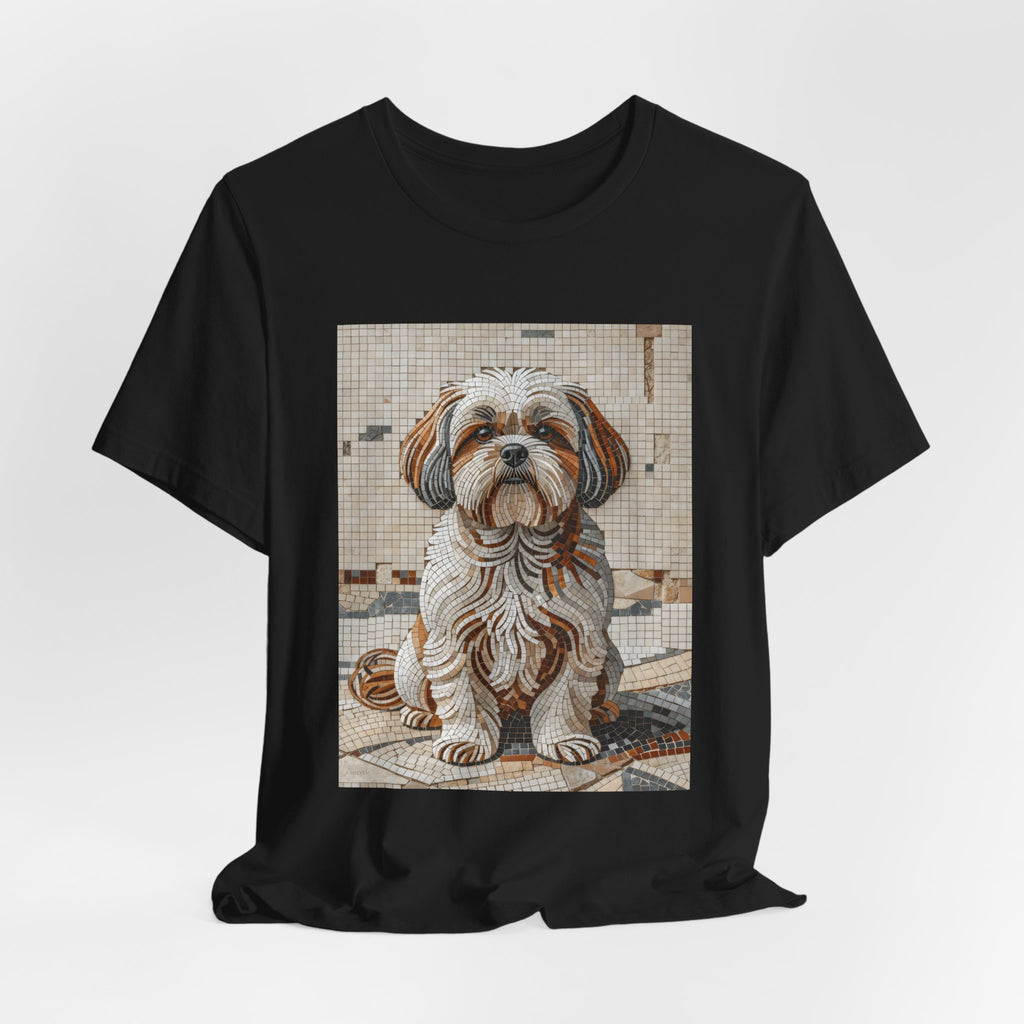 Shih Tzu T Shirt | Living Work of Art Collection | Mosaic Style