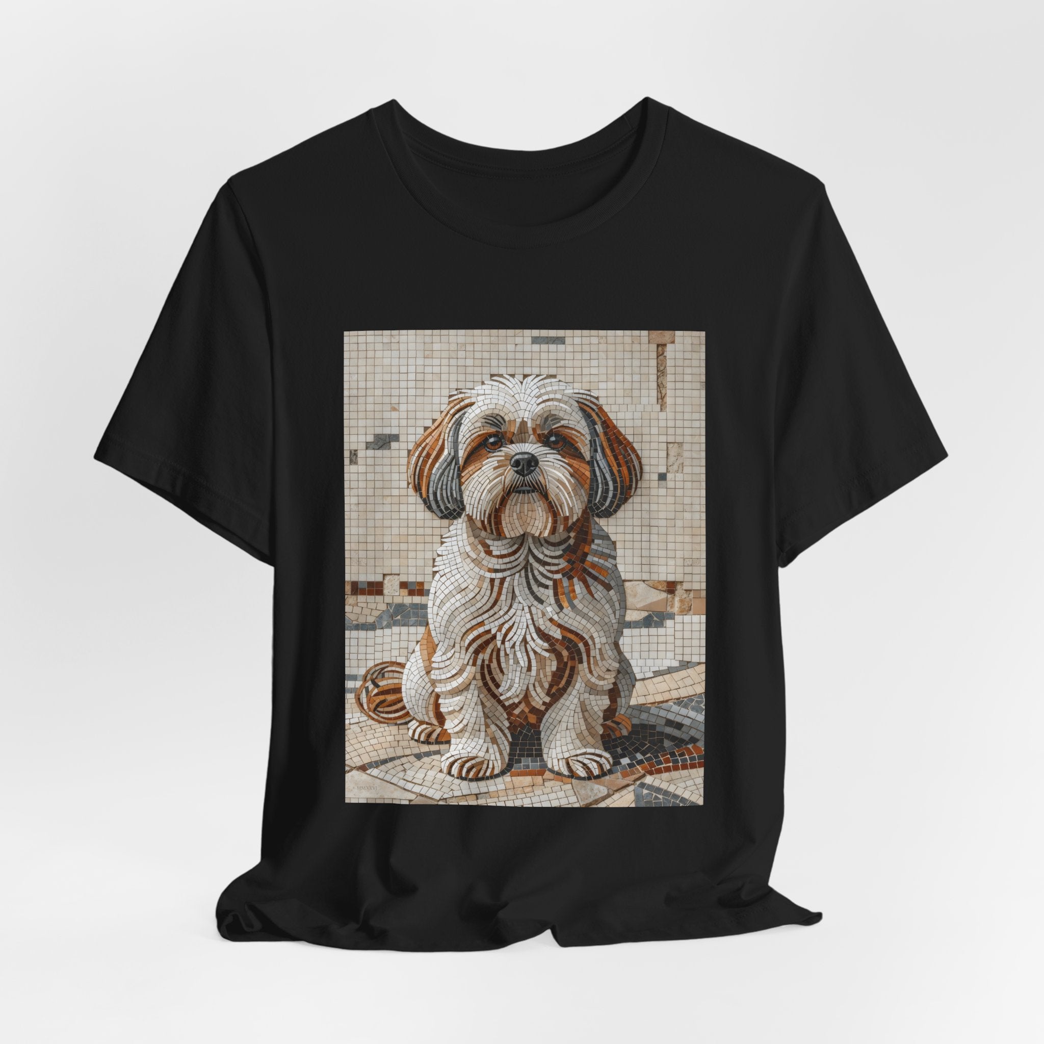 Shih Tzu T Shirt | Living Work of Art Collection | Mosaic Style