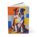 Australian Shepherd Notebook | Living Work of Art Collection | Cubist Style