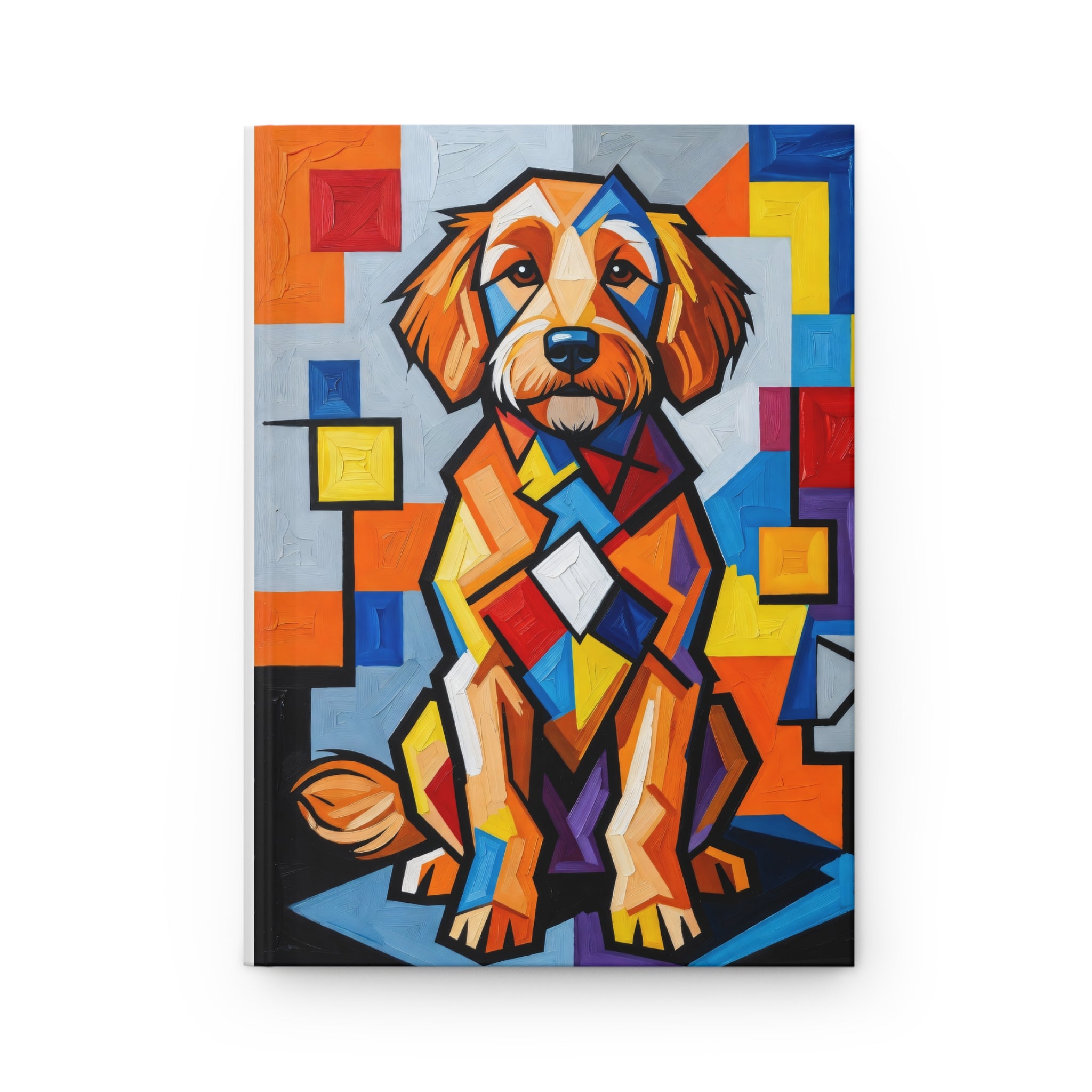 Goldendoodle Notebook | Living Work of Art Collection | Cubist Style