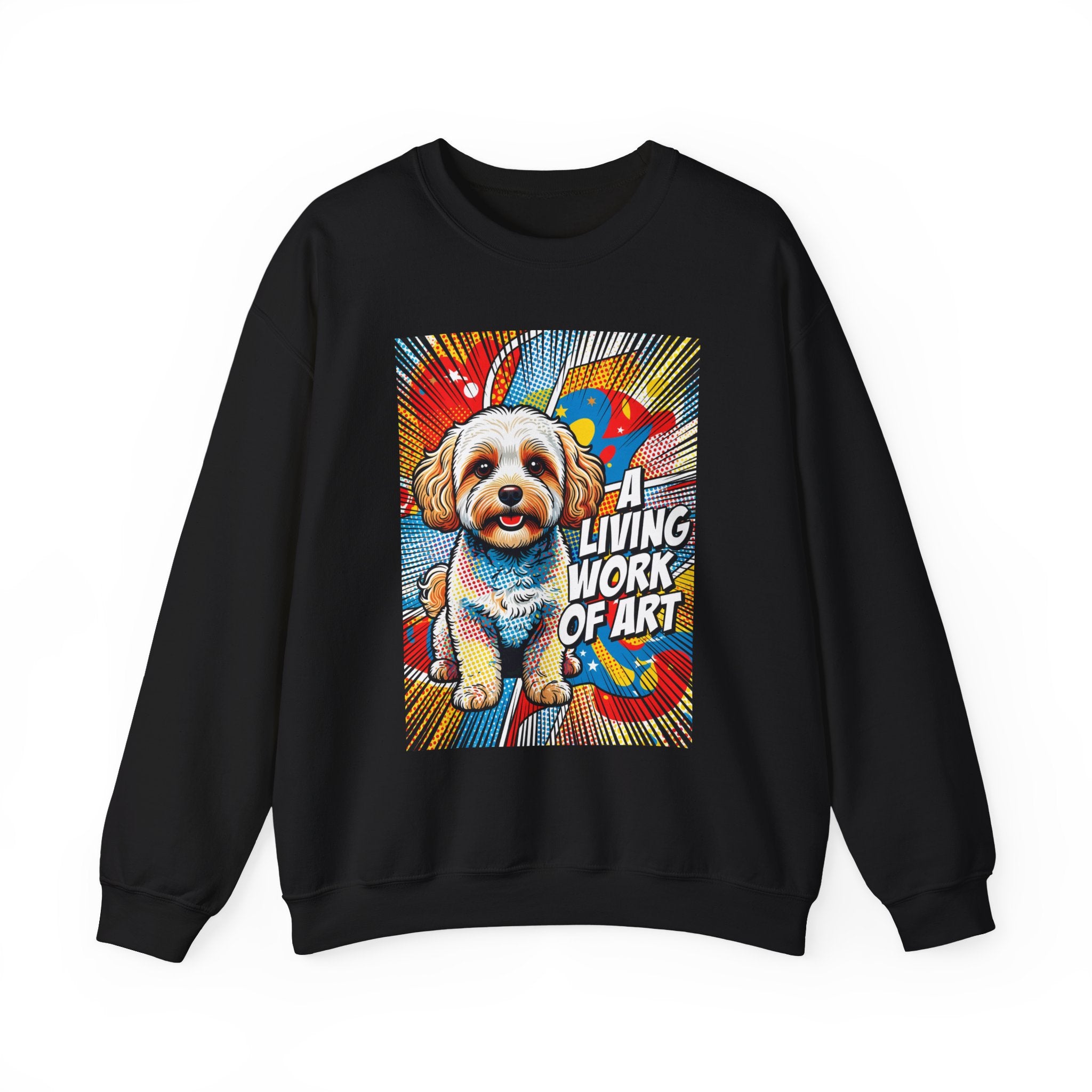Maltipoo Sweatshirt | Living Work of Art Collection | Pop Art
