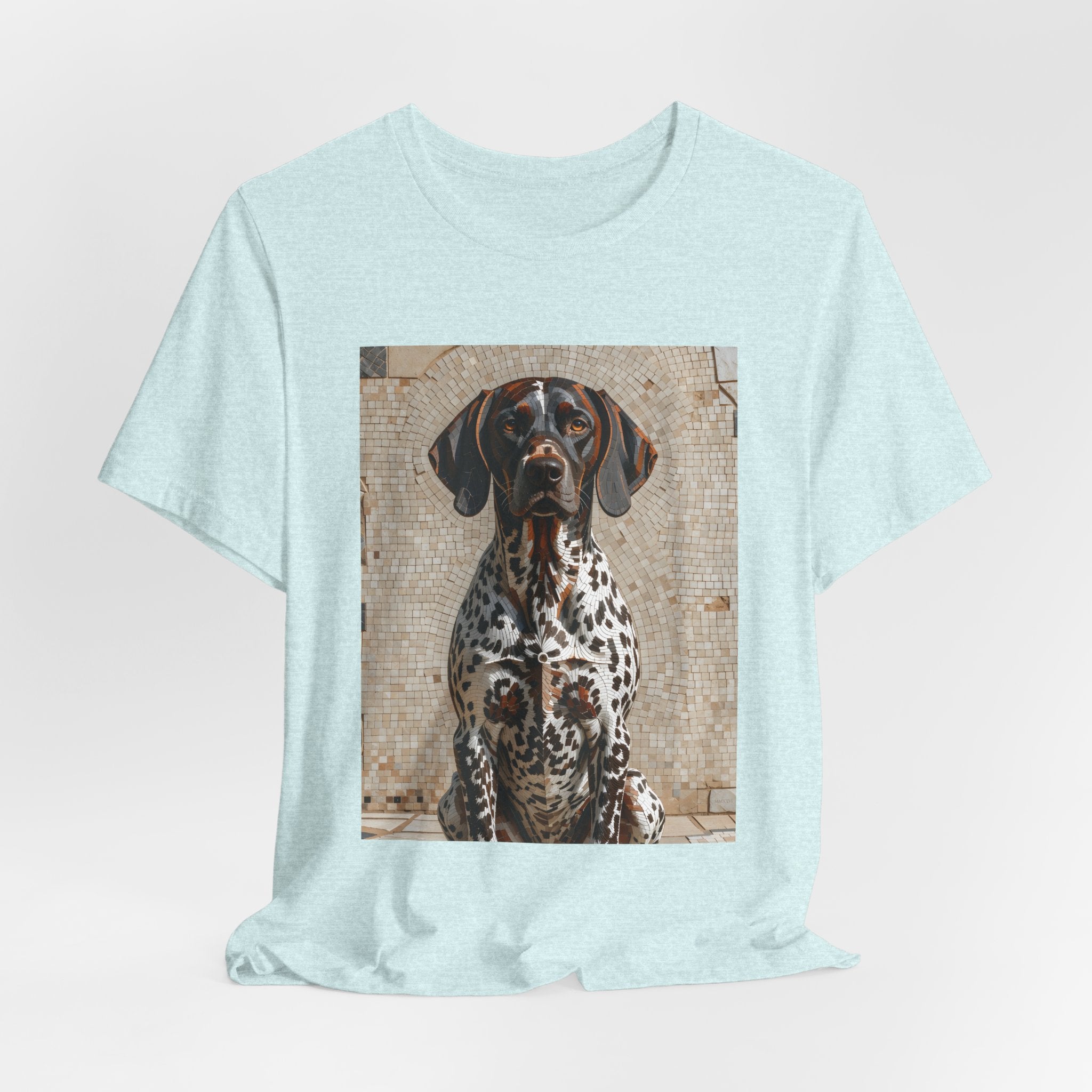 German Shorthaired Pointer T Shirt | Living Work of Art Collection | Mosaic Style