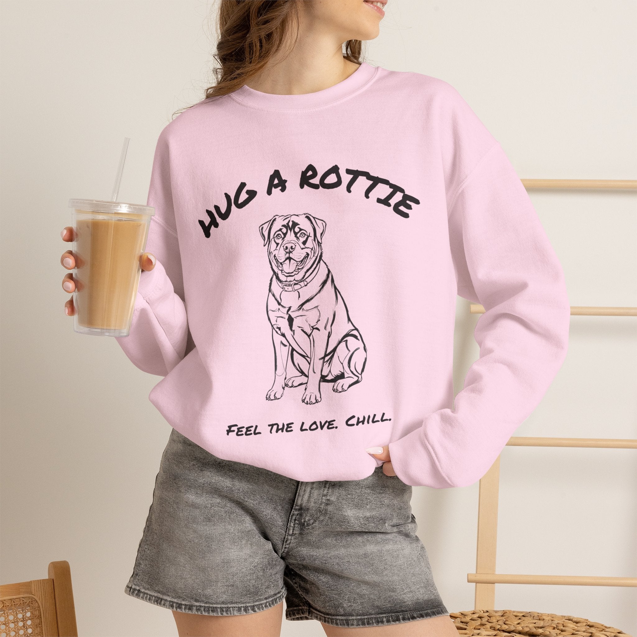 Rottweiler Sweatshirt | Hug A Rottie