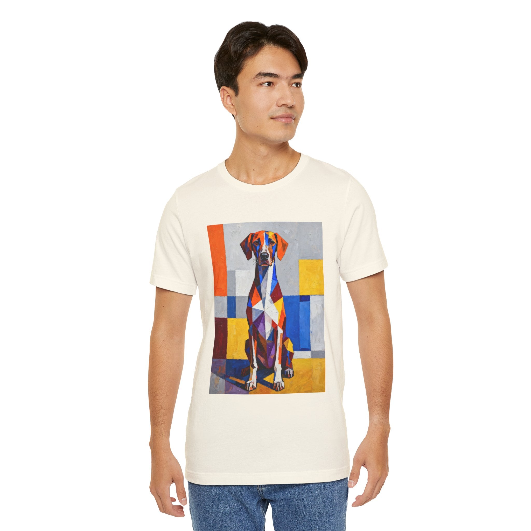 German Shorthaired Pointer T Shirt | Living Work of Art Collection | Cubist Style