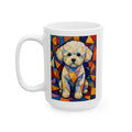 Bichon Frise Coffee Mug | Living Work of Art Collection | Cubist Style