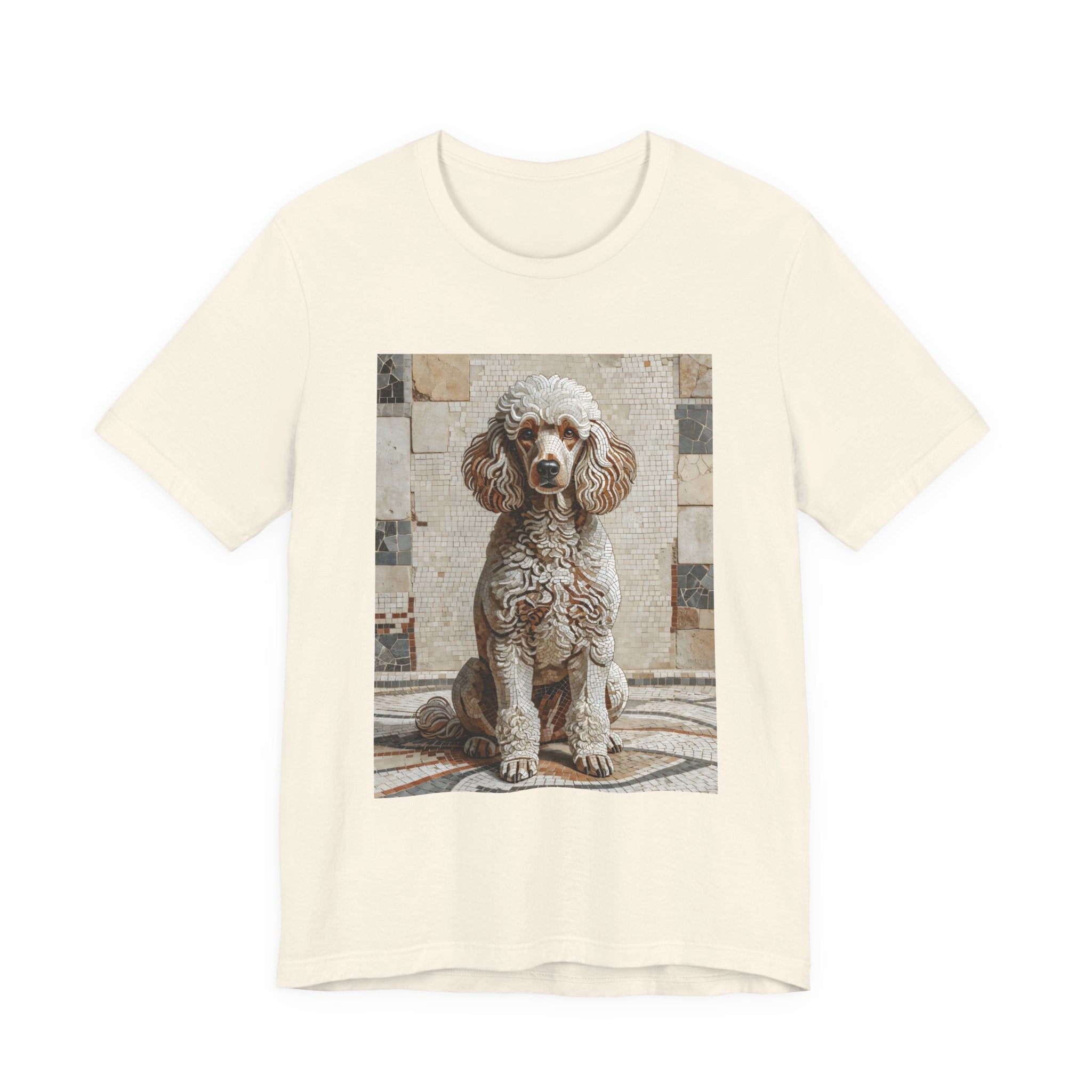 Poodle T Shirt | Living Work of Art Collection | Mosaic Style