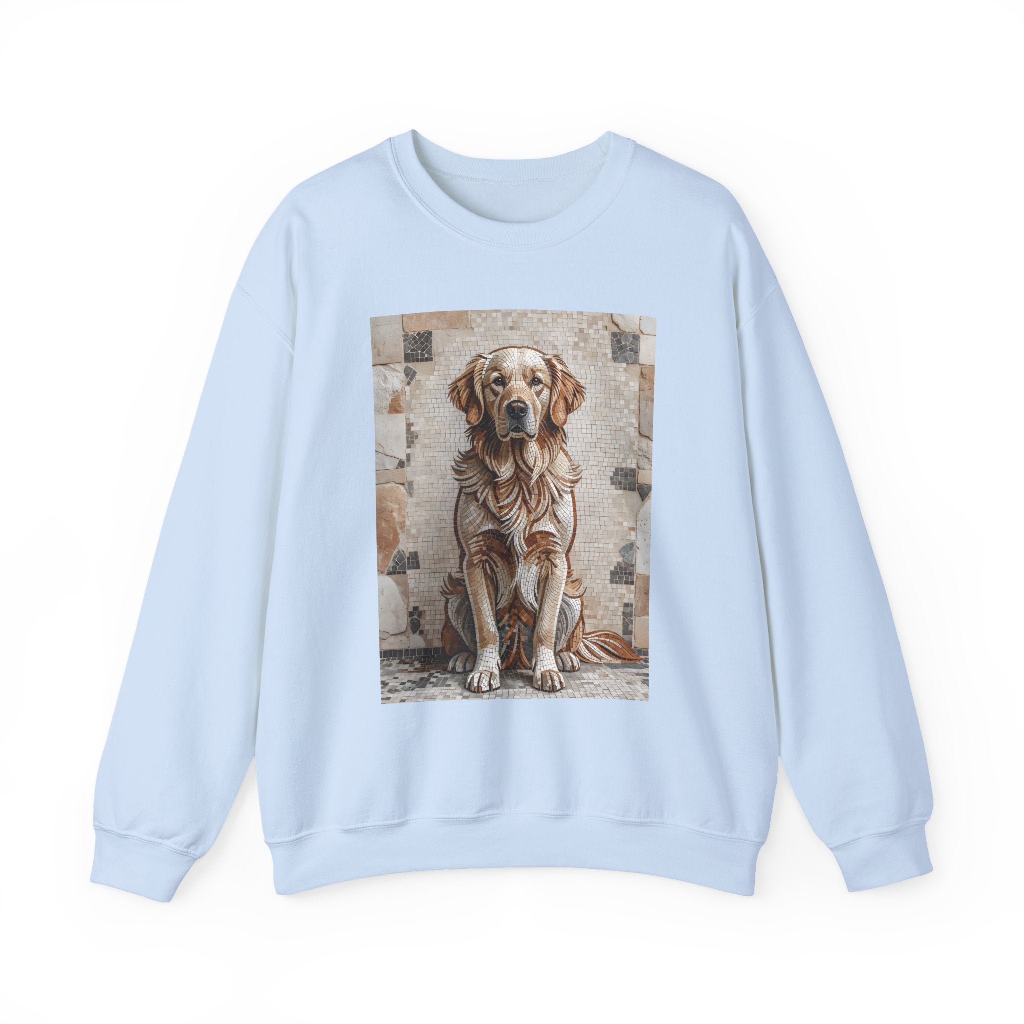 Golden Retriever Sweatshirt | Living Work of Art Collection | Mosaic Style