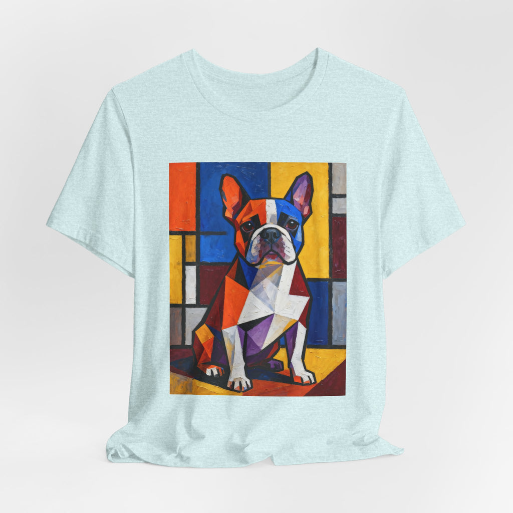 French Bulldog T Shirt | Living Work of Art Collection | Cubist Style