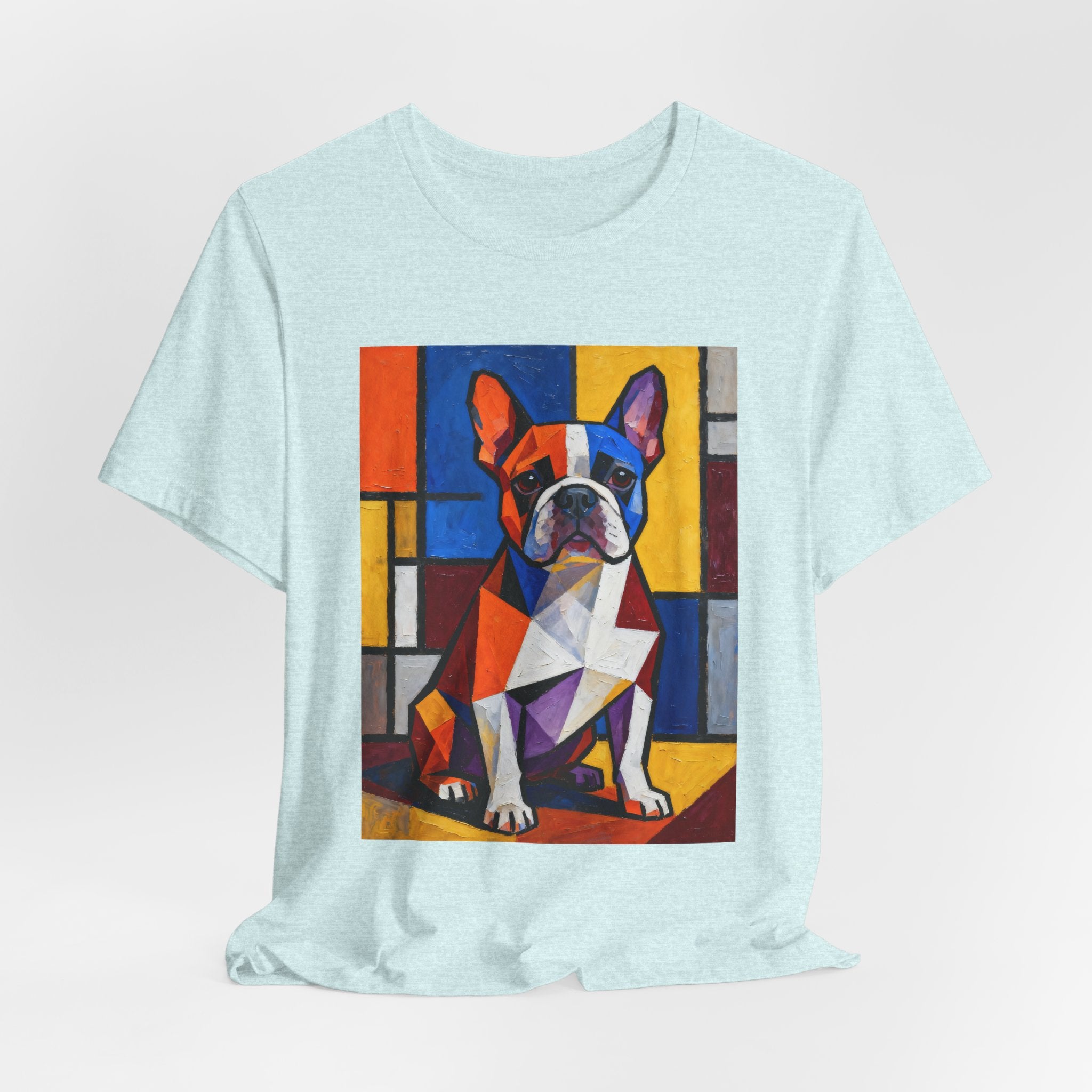 French Bulldog T Shirt | Living Work of Art Collection | Cubist Style