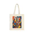 Italian Greyhound Tote Bag | Living Work of Art Collection | Cubist Style