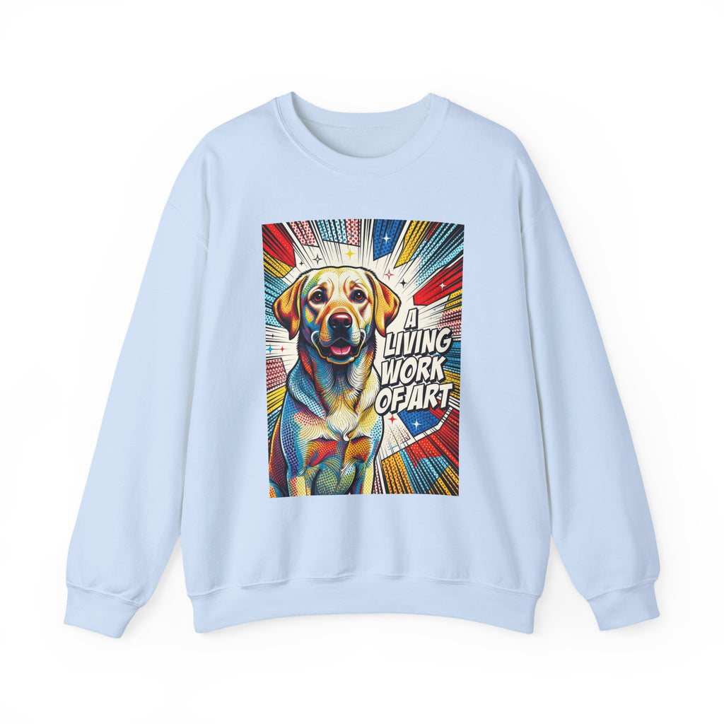 Labrador Retriever Sweatshirt | Living Work of Art Collection | Pop Art