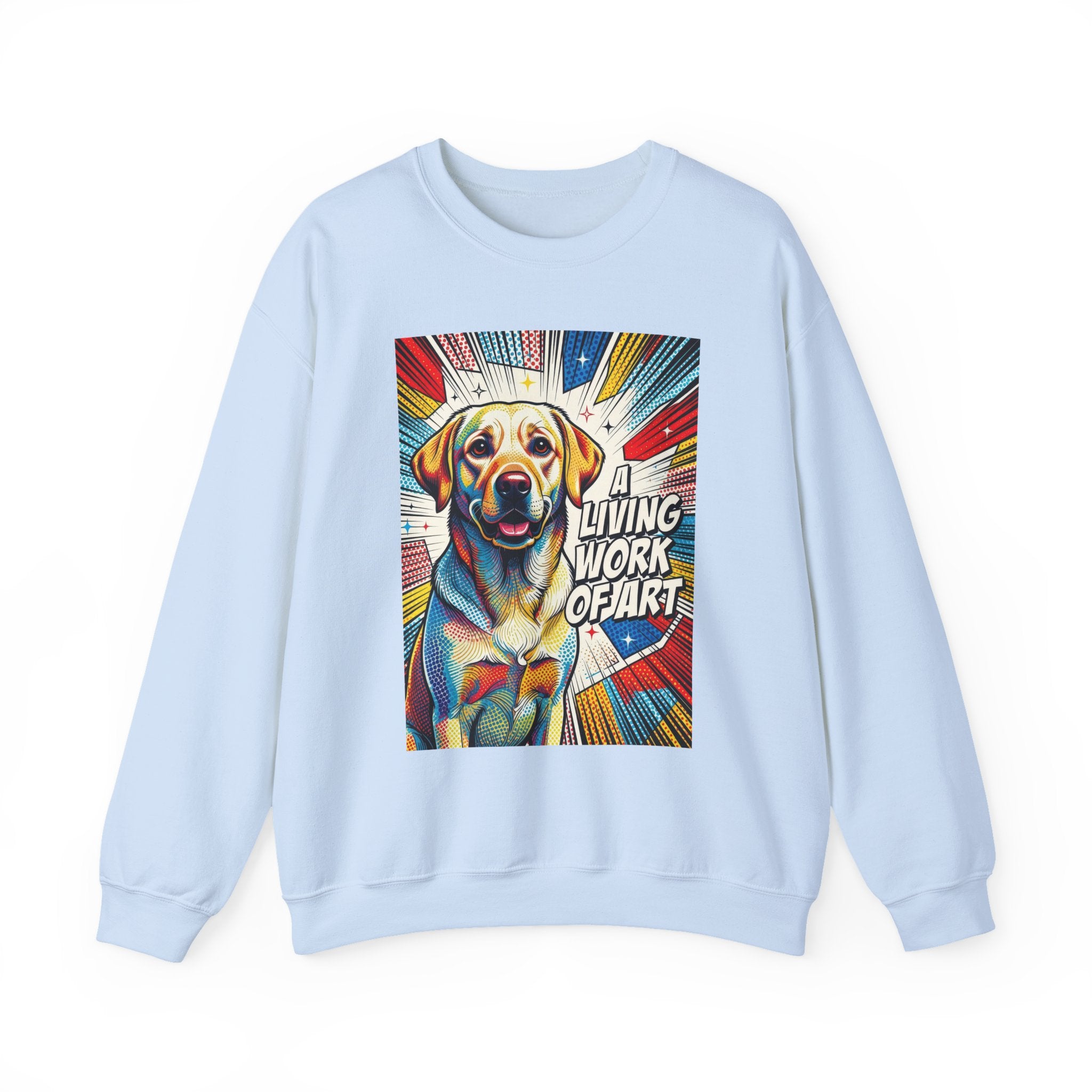 Labrador Retriever Sweatshirt | Living Work of Art Collection | Pop Art