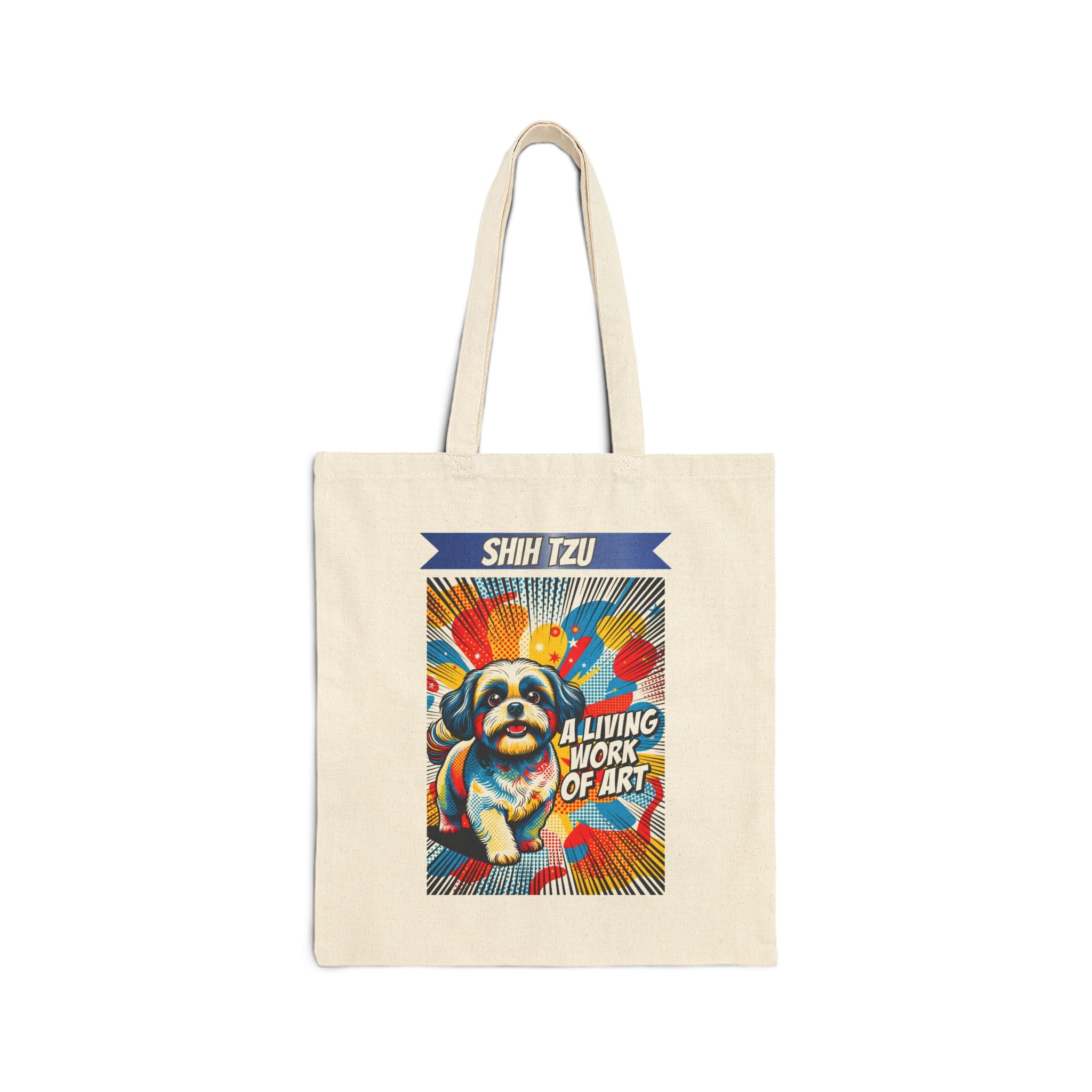 Shih Tzu Tote Bag | Living Work of Art Collection | Pop Art