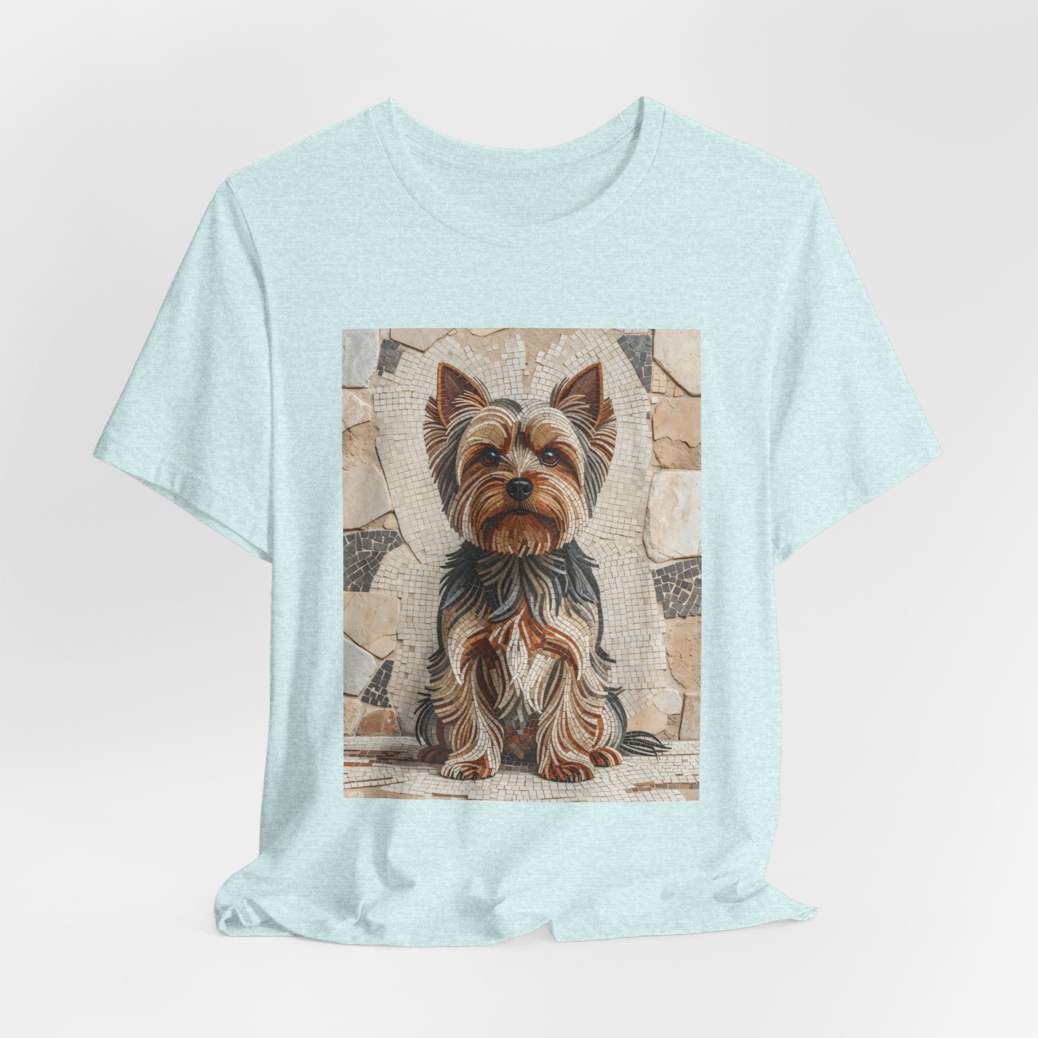Yorkshire Terrier T Shirt | Living Work of Art Collection | Mosaic Style