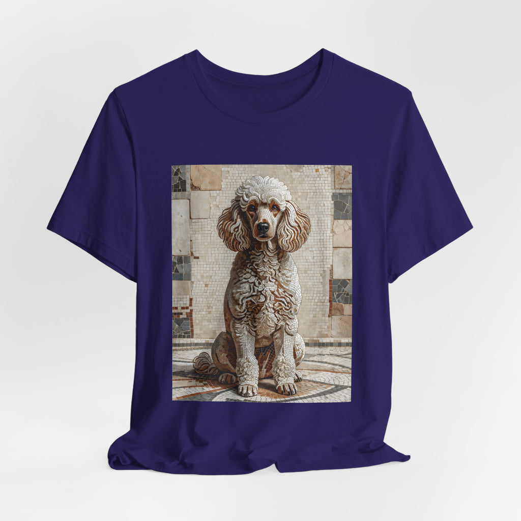 Poodle T Shirt | Living Work of Art Collection | Mosaic Style