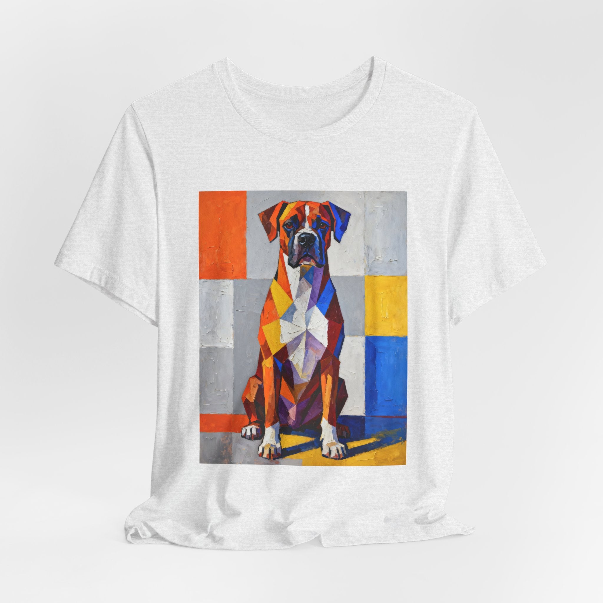 Boxer T Shirt | Living Work of Art Collection | Cubist Style