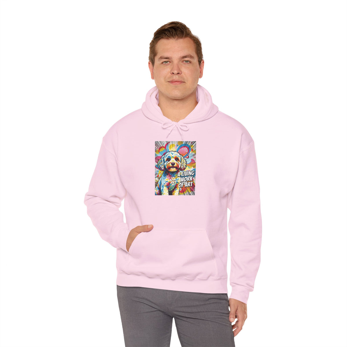 Cavapoo Hoodie | Living Work of Art Collection | Pop Art Style
