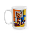 Yorkshire Terrier Coffee Mug | Living Work of Art Collection | Cubist Style