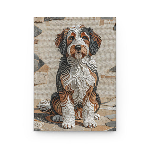Bernedoodle Notebook | Living Work of Art Collection | Mosaic Style