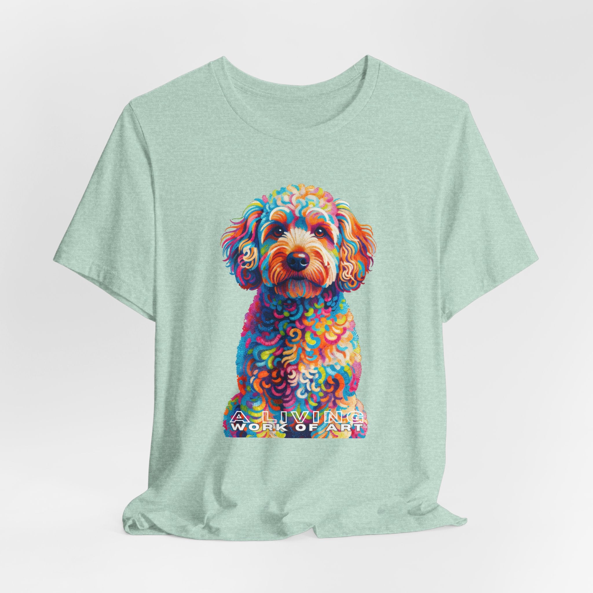 Schnoodle T Shirt | Living Work of Art Collection | Pointillism Style