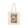 Bichon Frise Tote Bag | Living Work of Art Collection | Pop Art