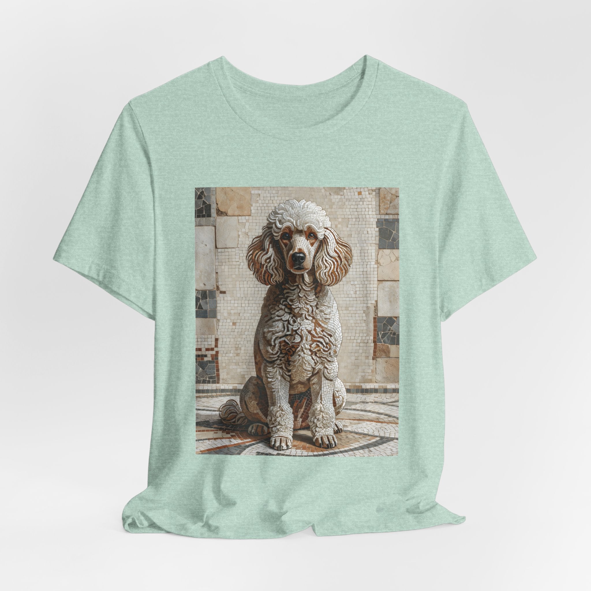 Poodle T Shirt | Living Work of Art Collection | Mosaic Style