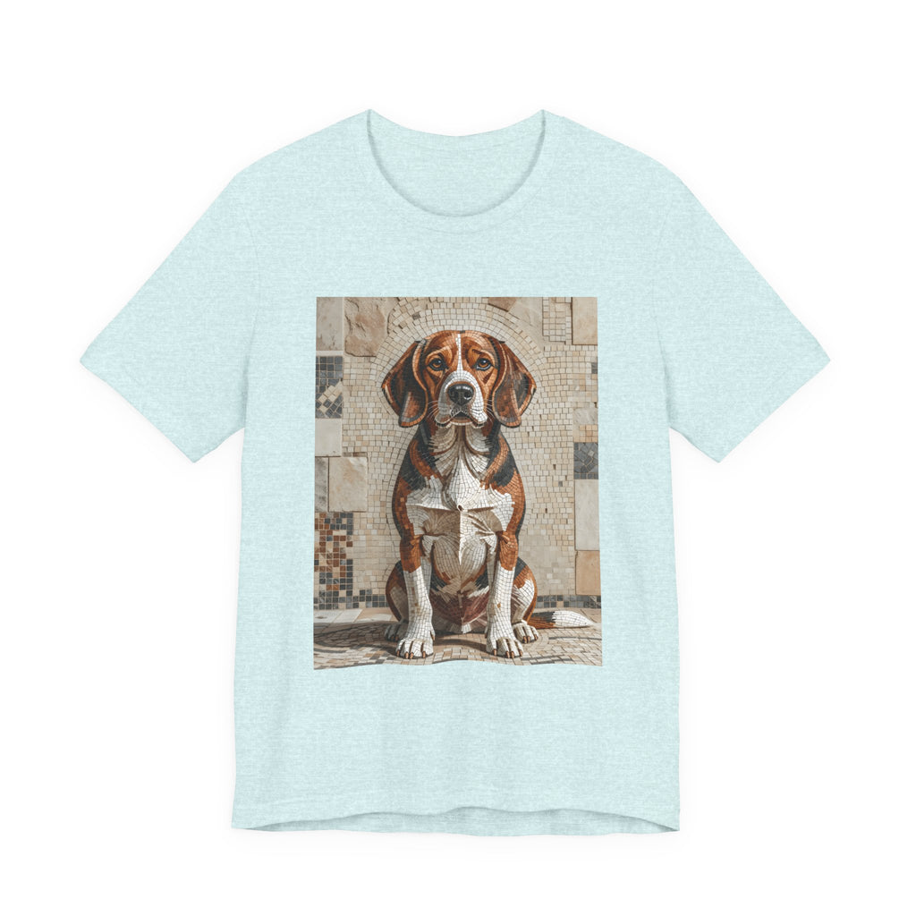 Beagle T Shirt | Living Work of Art Collection | Mosaic Style
