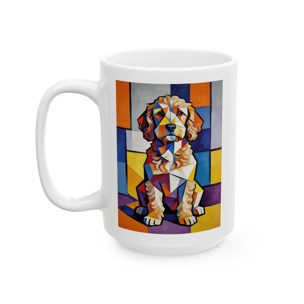 Cockapoo Mug | Living Work of Art Collection | Cubist Style