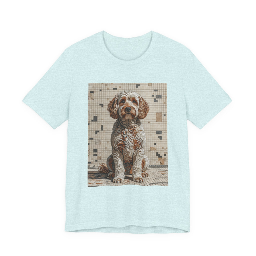 Schnoodle T Shirt | Living Work of Art Collection | Mosaic Style