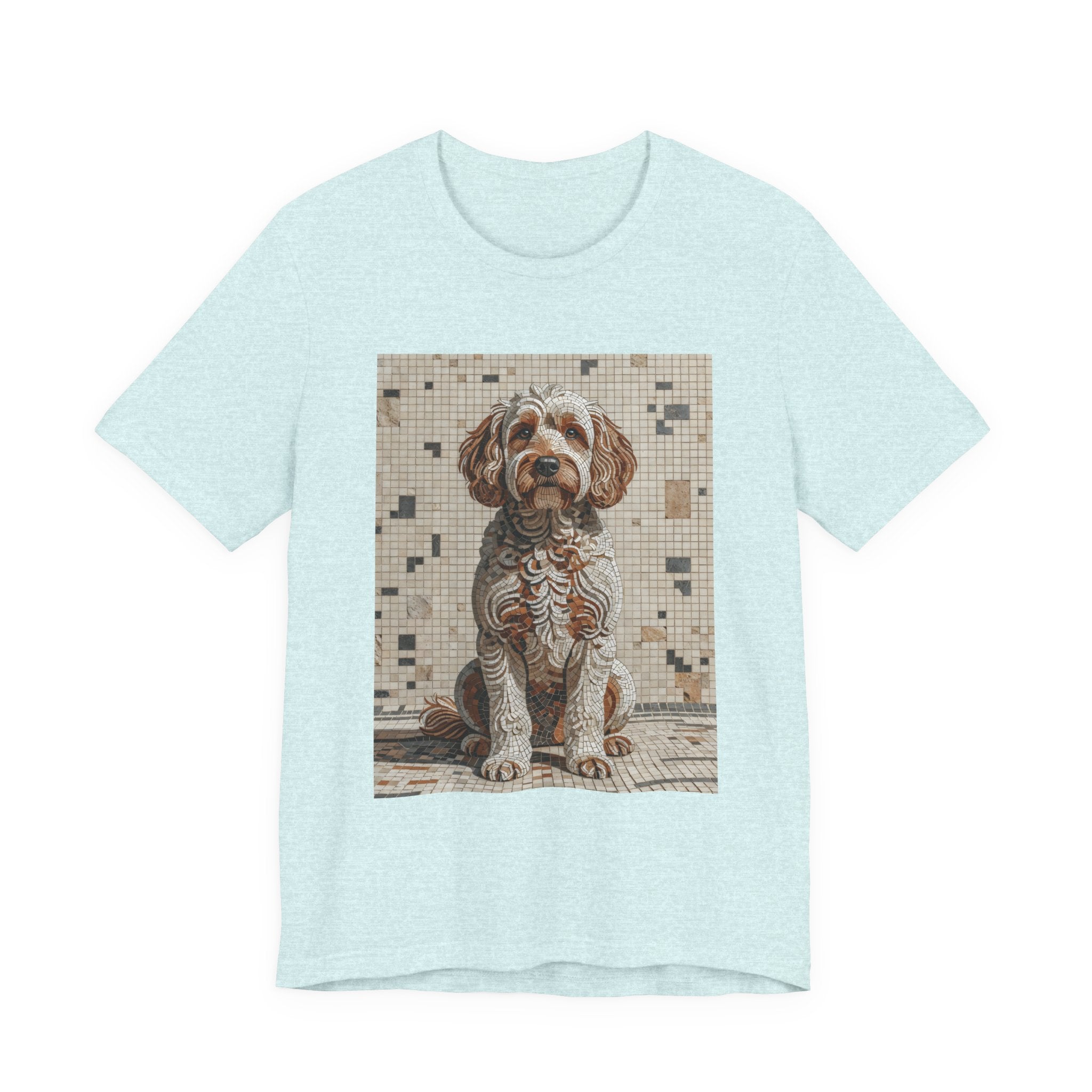 Schnoodle T Shirt | Living Work of Art Collection | Mosaic Style