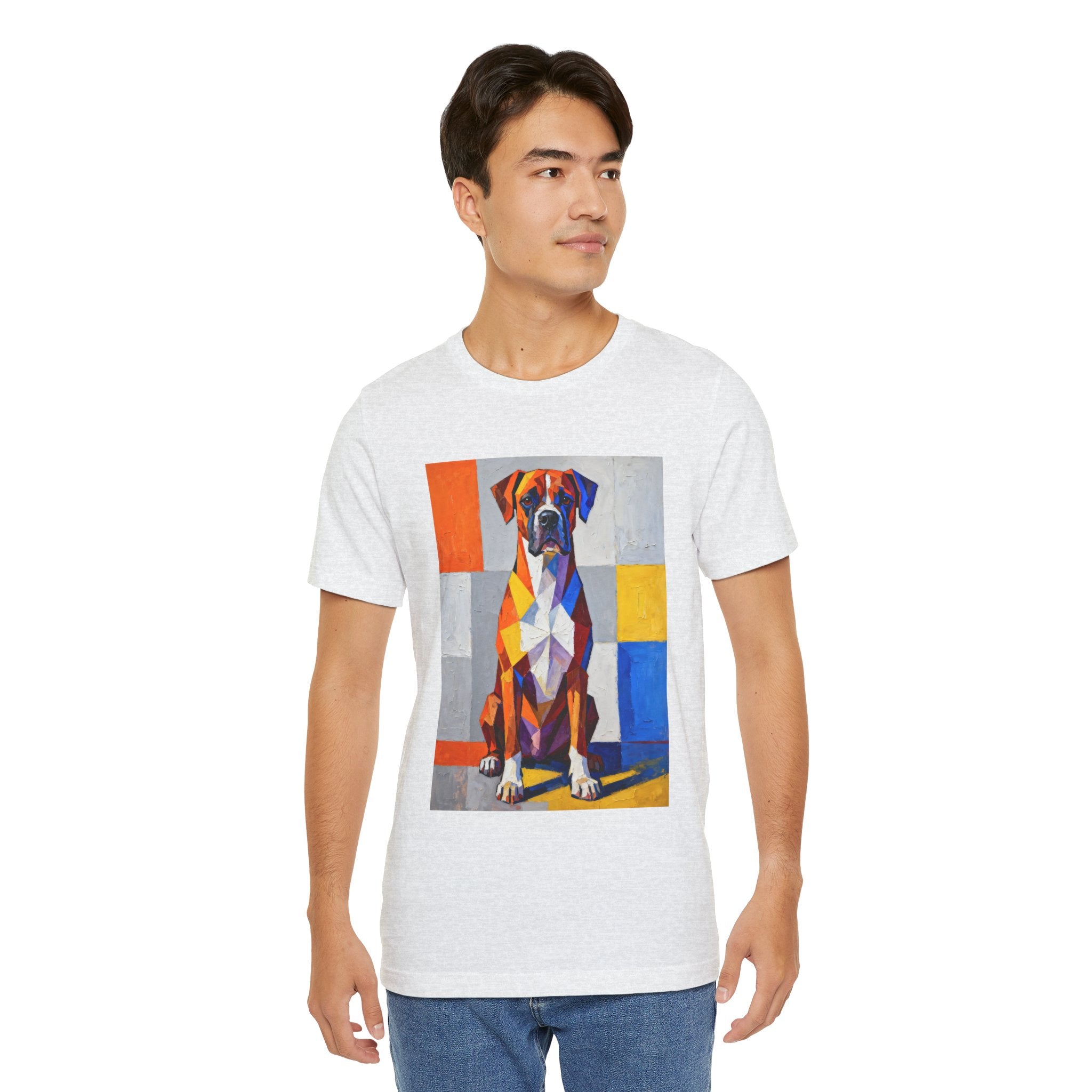 Boxer T Shirt | Living Work of Art Collection | Cubist Style