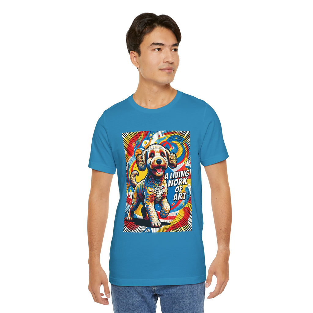 Labradoodle T Shirt | A Living Work of Art Collection | Pop Art