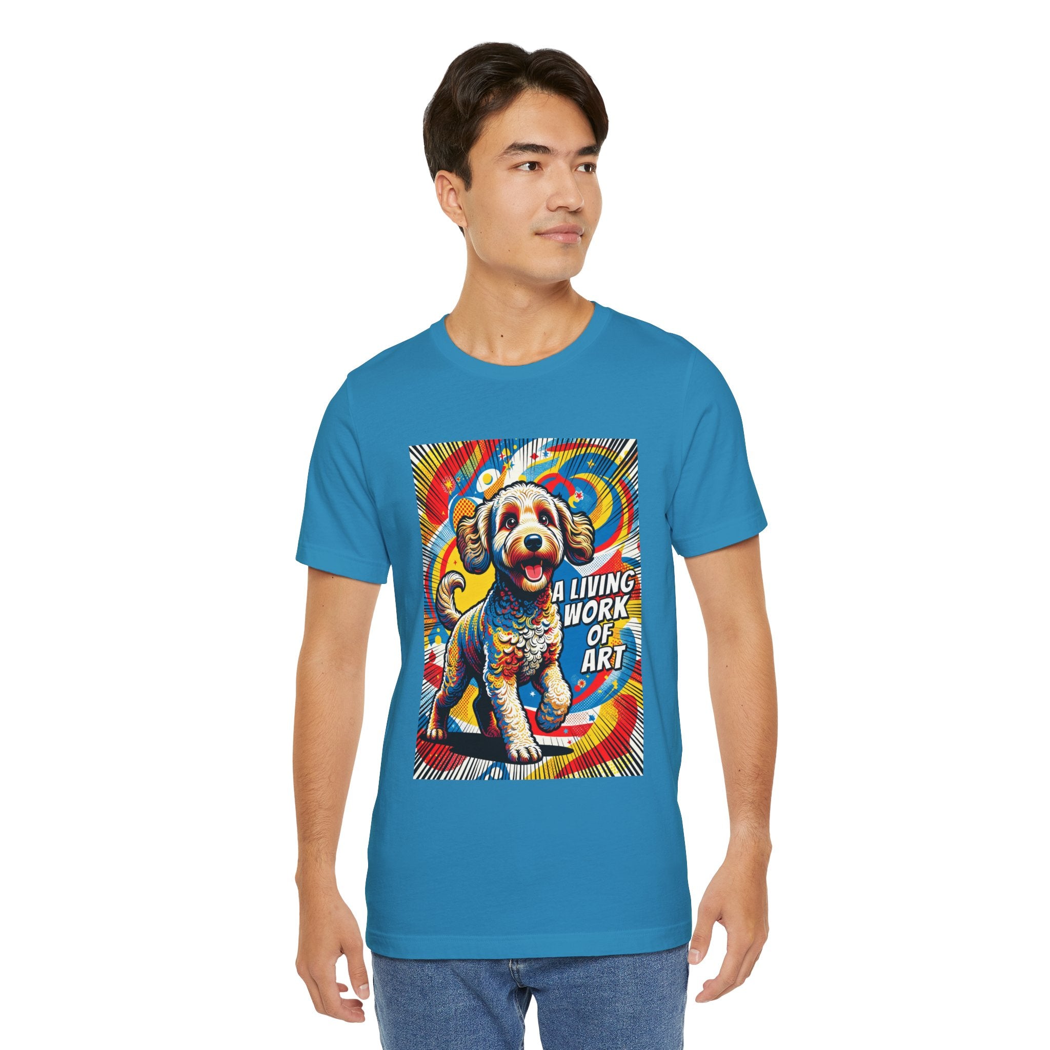Labradoodle T Shirt | A Living Work of Art Collection | Pop Art