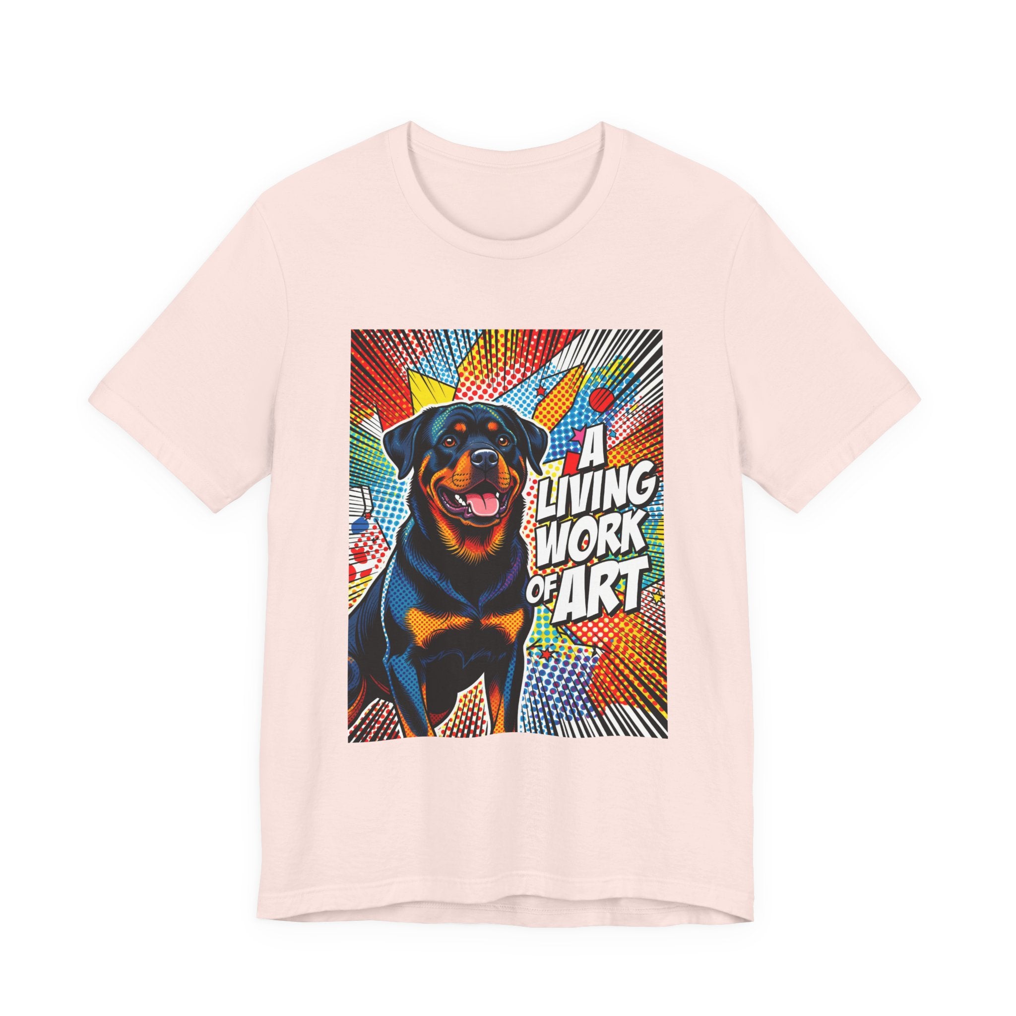Rottweiler T Shirt | Living Work of Art Collection | Pop Art
