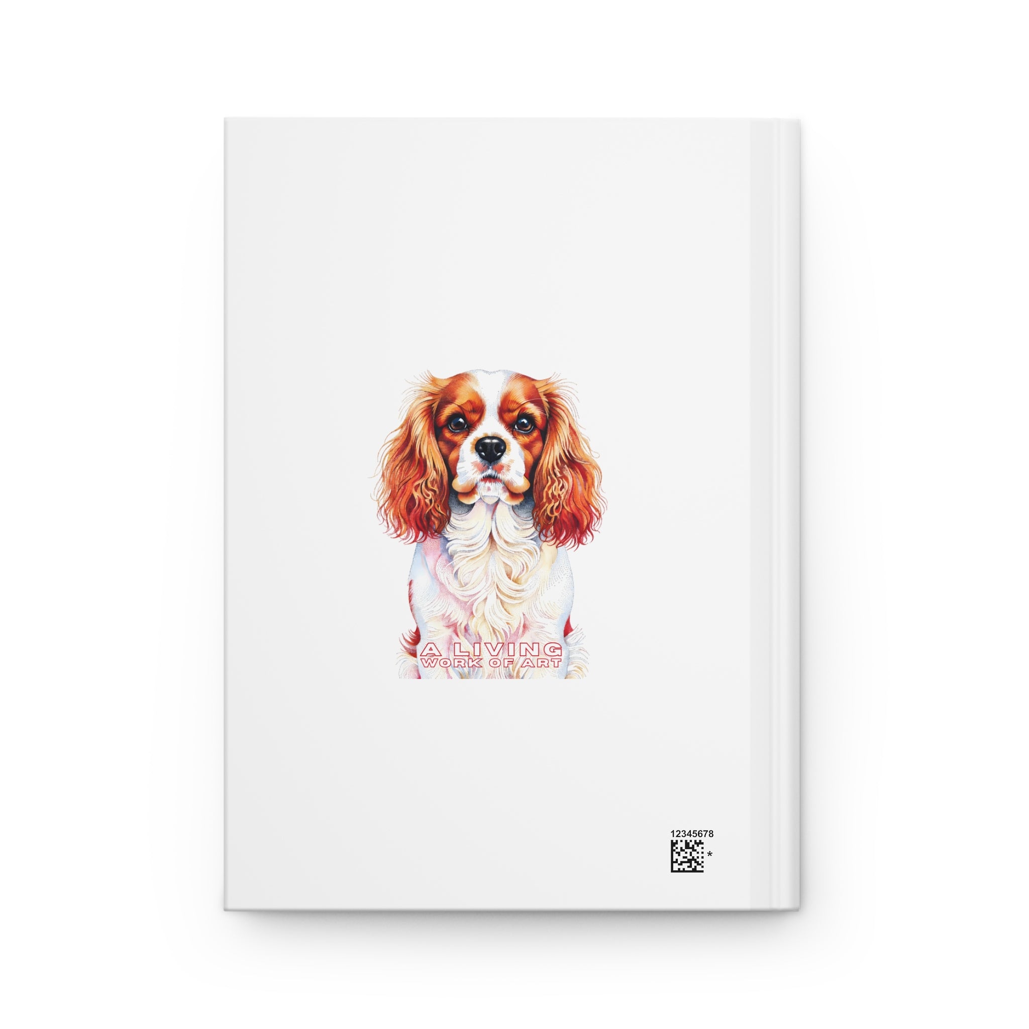Cavalier King Charles Spaniel Notebook | Living Work of Art Collection | Pointillism Style