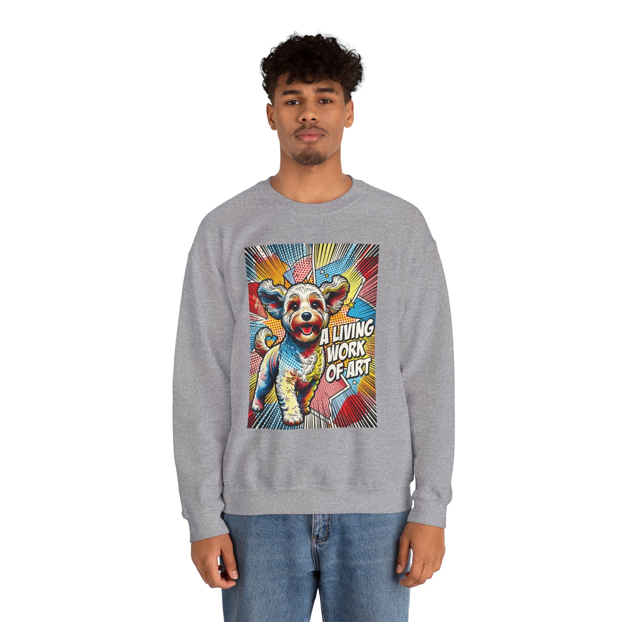 Cockapoo Sweatshirt | Living Work of Art Collection | Pop Art