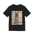 German Shepherd T Shirt | Living Work of Art Collection | Mosaic Style