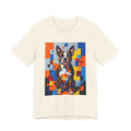 Boston Terrier T Shirt | Living Work of Art Collection | Cubist Style