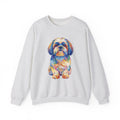 Shih Tzu Sweatshirt | Living Work of Art Collection | Pointillism Style