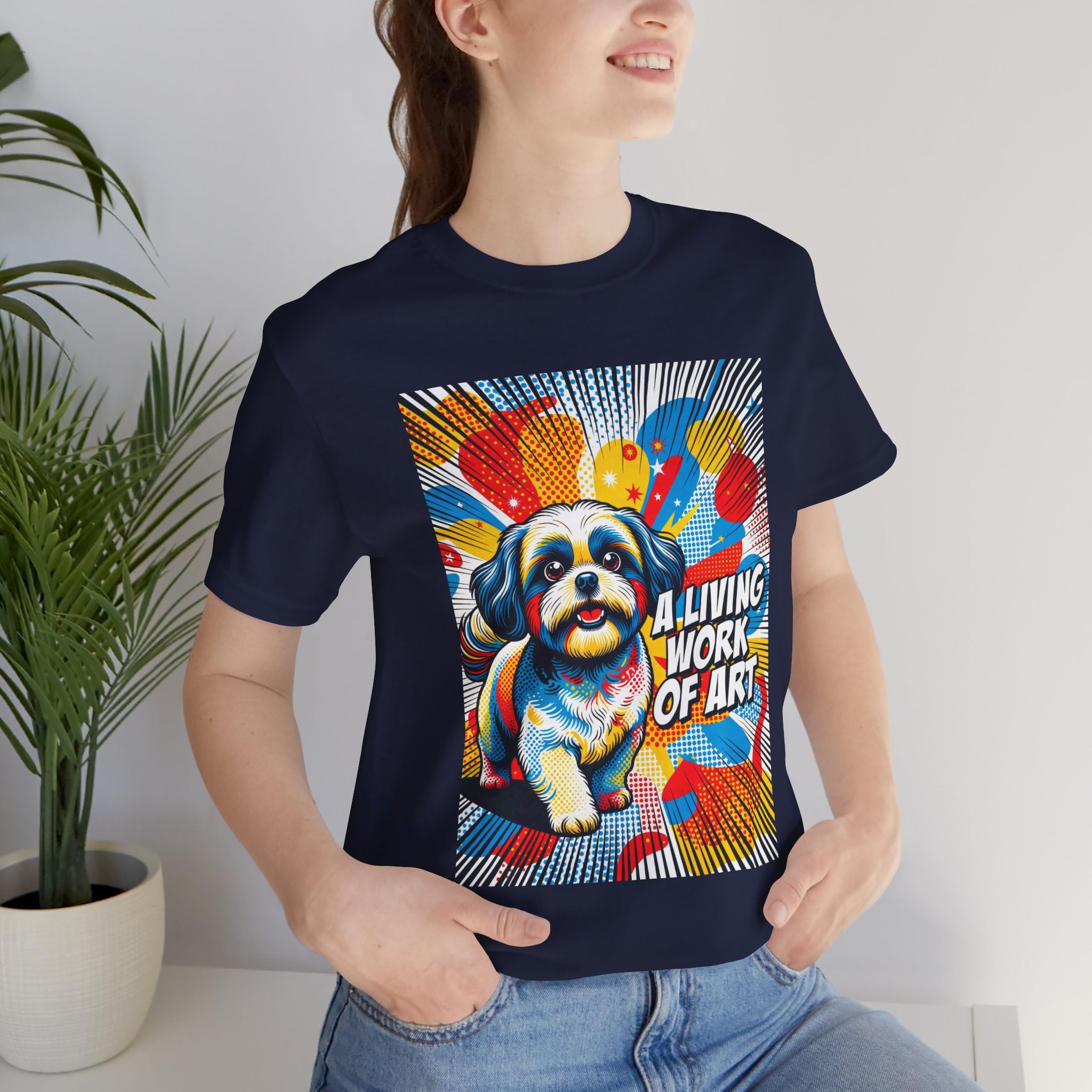 Shih Tzu T Shirt | Living Work of Art Collection | Pop Art